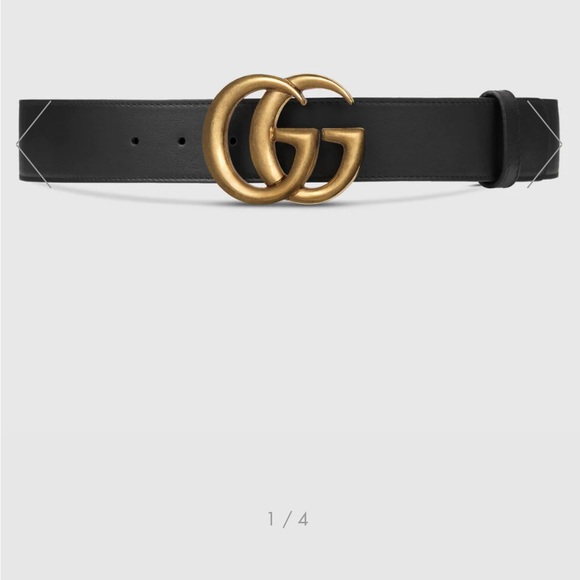 Gucci Accessories - GUCCI | Black wide leather belt